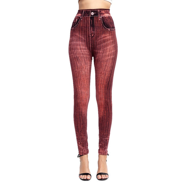 High Waist Jean Leggings
