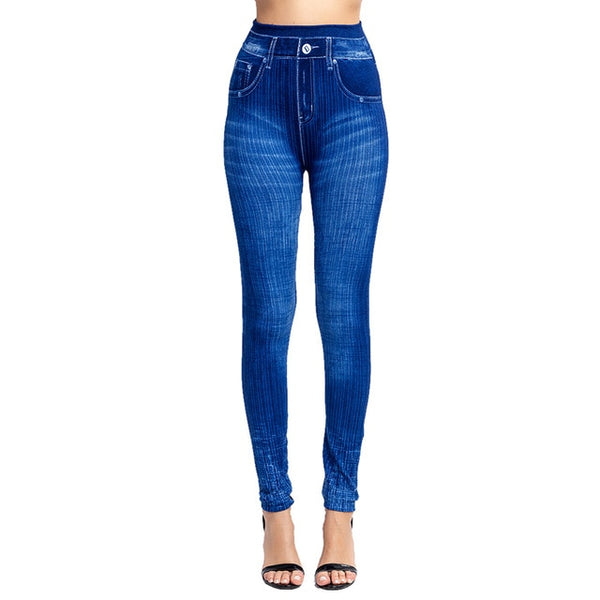 High Waist Jean Leggings