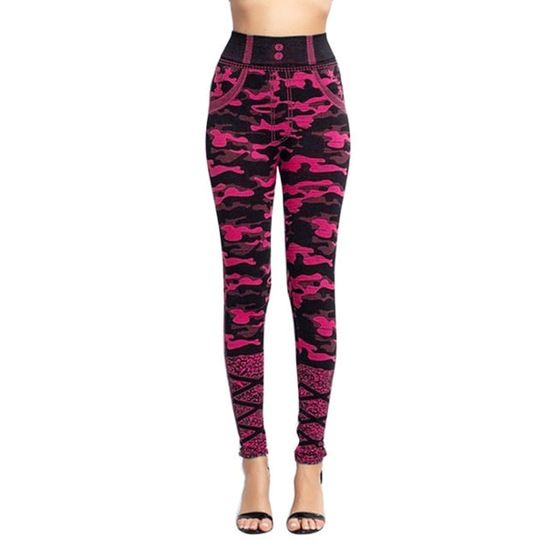 High Waist Jean Leggings