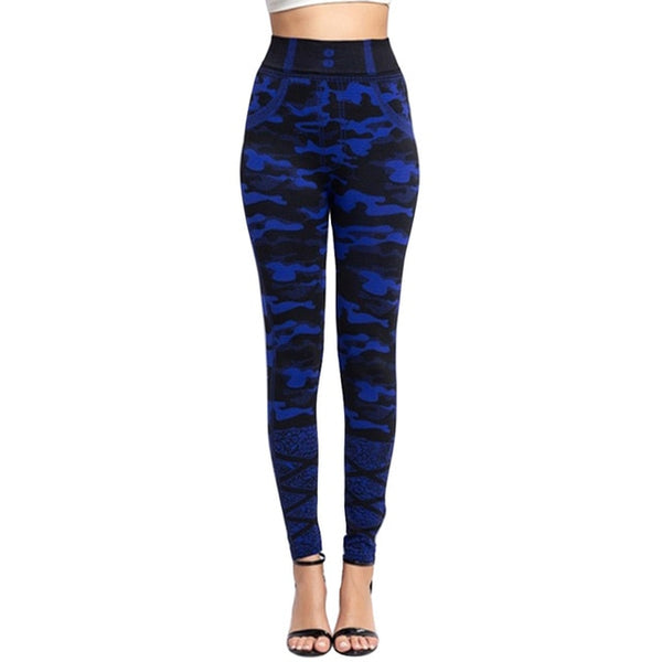 High Waist Jean Leggings