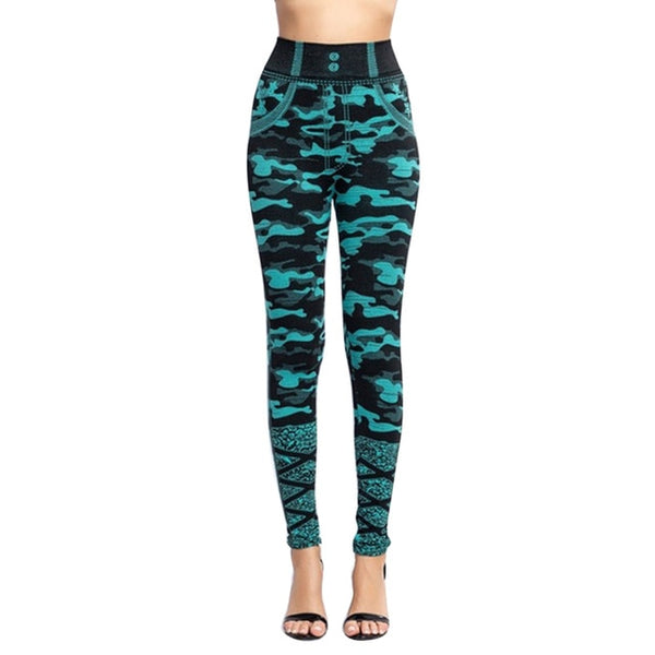 High Waist Jean Leggings